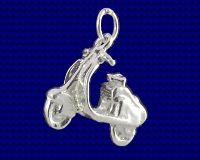 Sterling Silver Scooter charm